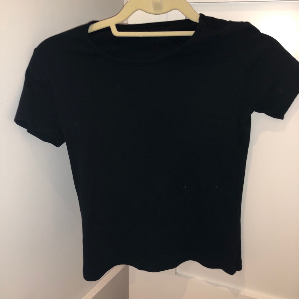 simple black brandy melville shirt
